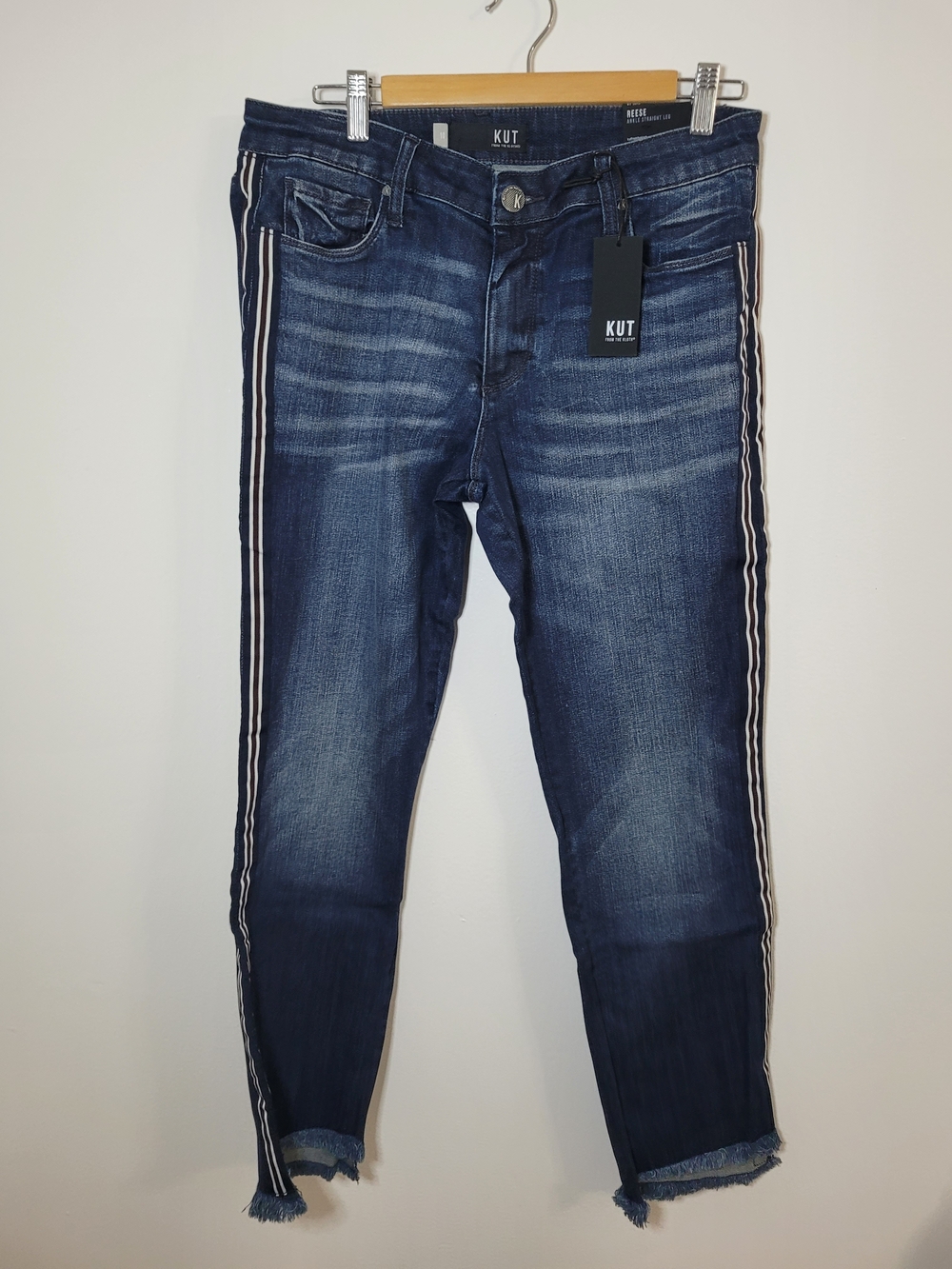 Kut From The Kloth Reese Ankle Straight Leg Jeans Size 10 BNWT